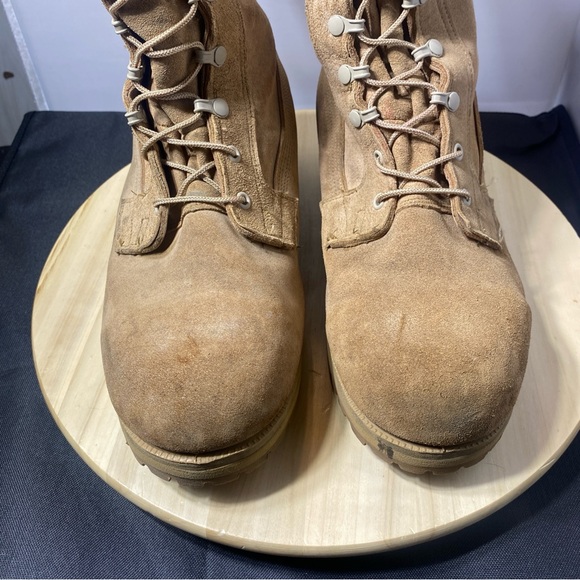 Belleville ICWT Mens Size 11 W Combat Boots Tan Leather Goretex Vibram Sole main image 7